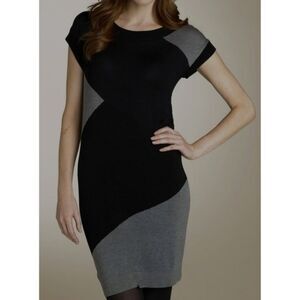 Kenneth‎ Cole Reaction Color Block Dress Medium -